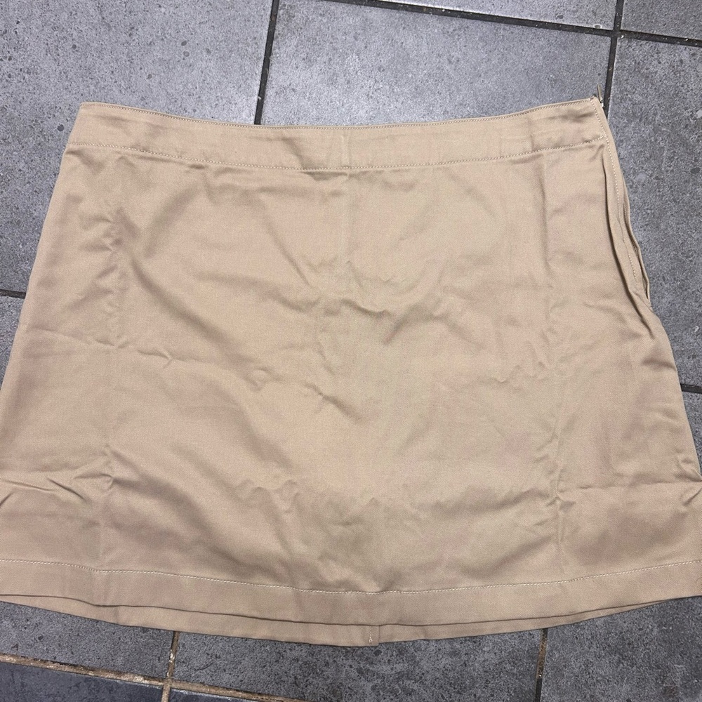 Lands' End Tan Skirt